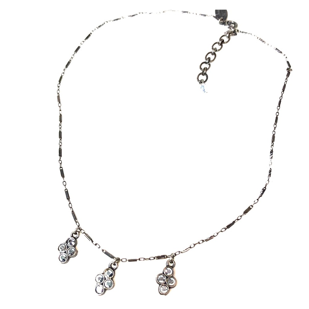 Signed Liz Palacios Delicate Rhinestone Necklace